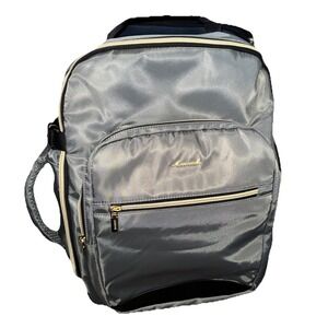 LoveVook Laptop Carryon Travel Backpack 40 L W/ 3 Packing Cubes 18 X 14 Gray NWT